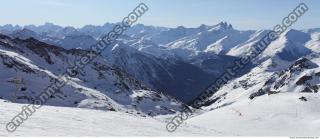 Photo Texture of Background Snowy Mountains